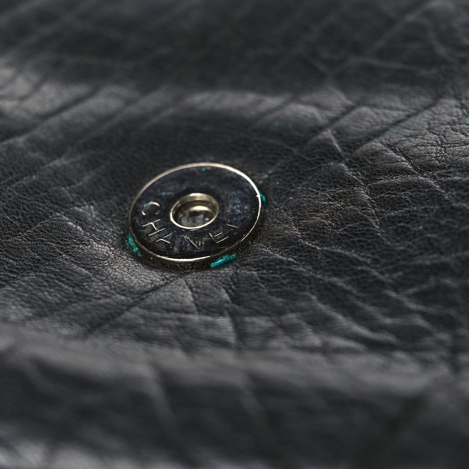 Chanel Distressed Lambskin Lady Braid Flap Black 9 of 9