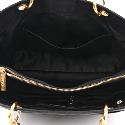 Chanel Caviar Quilted Grand Shopping Tote GST Black 5 of 10