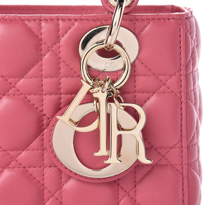 Christian Dior Lambskin Cannage Small My ABCDior Lady Dior Pink Honey 11 of 17