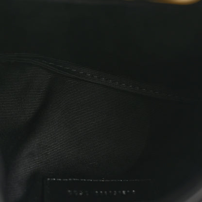 Saint Laurent Lambskin Monogram Loulou Puffer Pouch Clutch Black 6 of 9