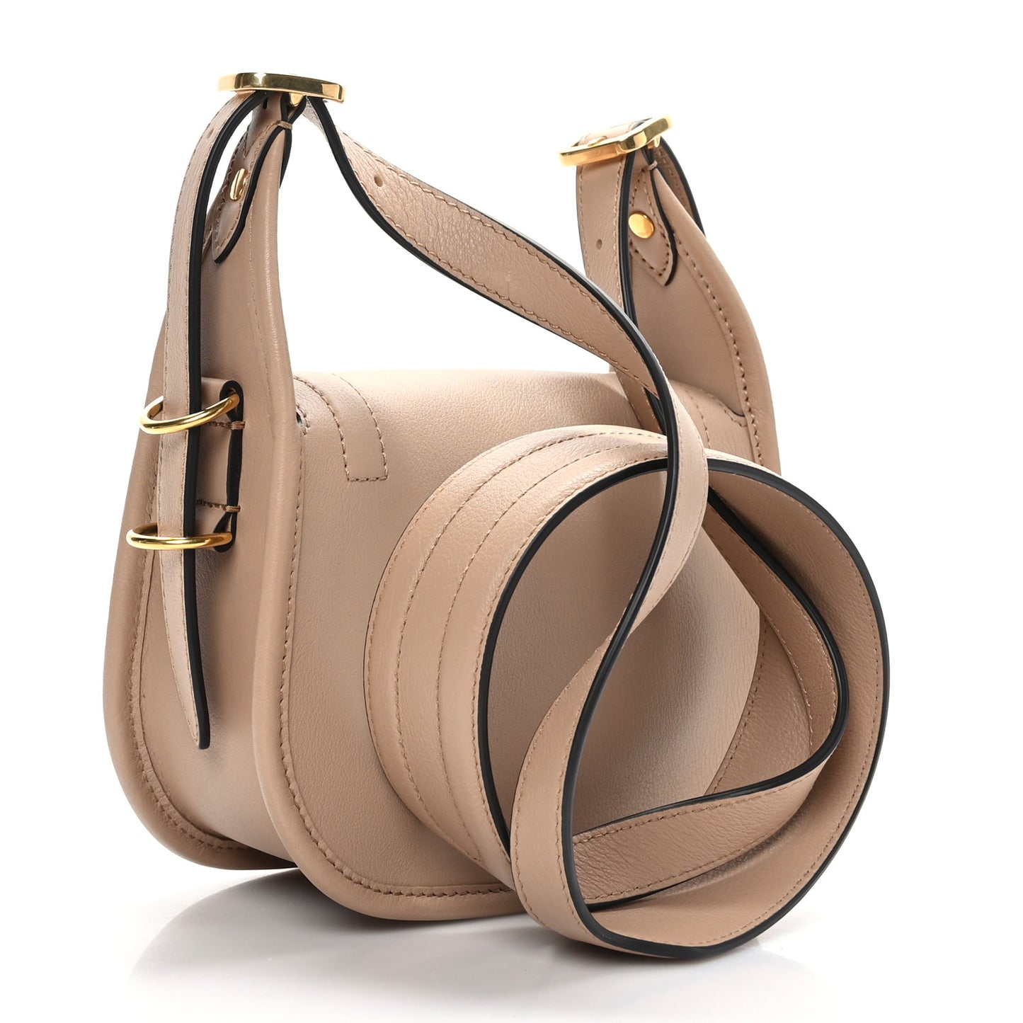 Silky Calfskin Small Sadie Satchel Maple