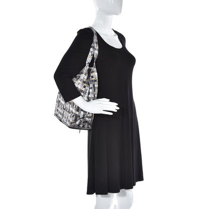 Hermes Silky Pop Bolduc Au Carre Shopper Tote Black 2 of 9