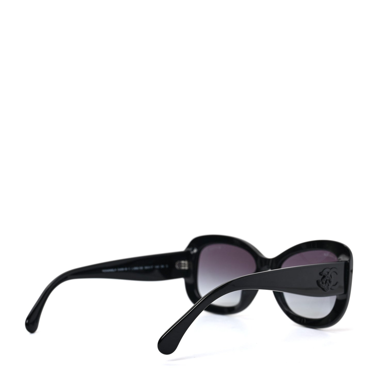 Acetate Rectangle CC Sunglasses 5468-B Black