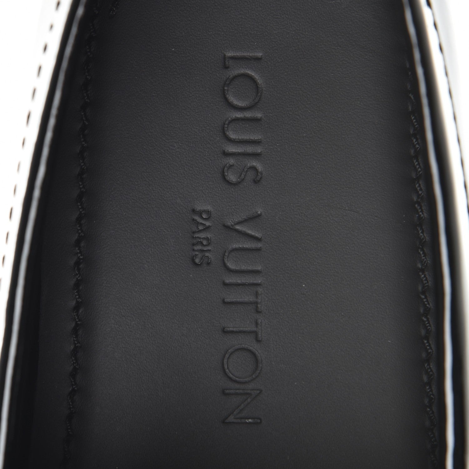 Louis Vuitton Patent Monte Carlo Loafers 9 Black 7 of 10