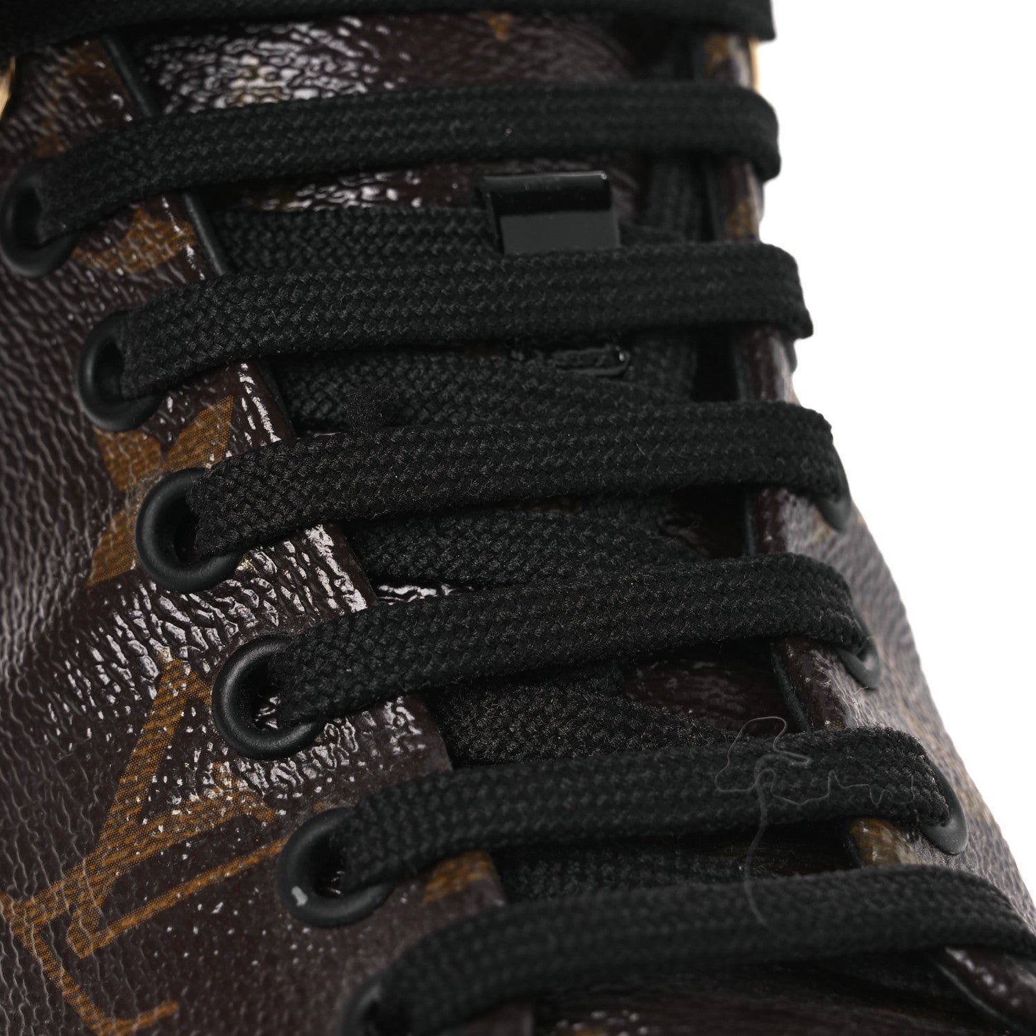 Louis Vuitton Patent Monogram Frontrow Sneakers 37 15 of 16