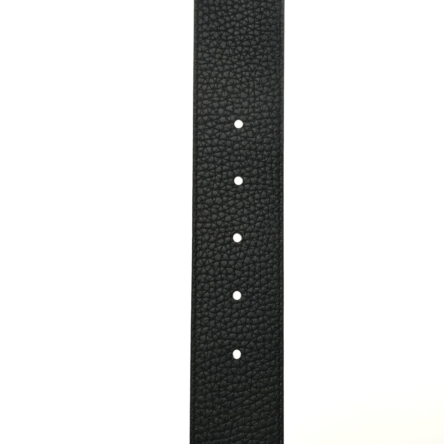 Taurillon Calfskin 30mm LV Initiales Belt 100 40 Black