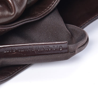 Fendi Nappa Pleated Shoulder Bag Testa di Moro 9 of 14