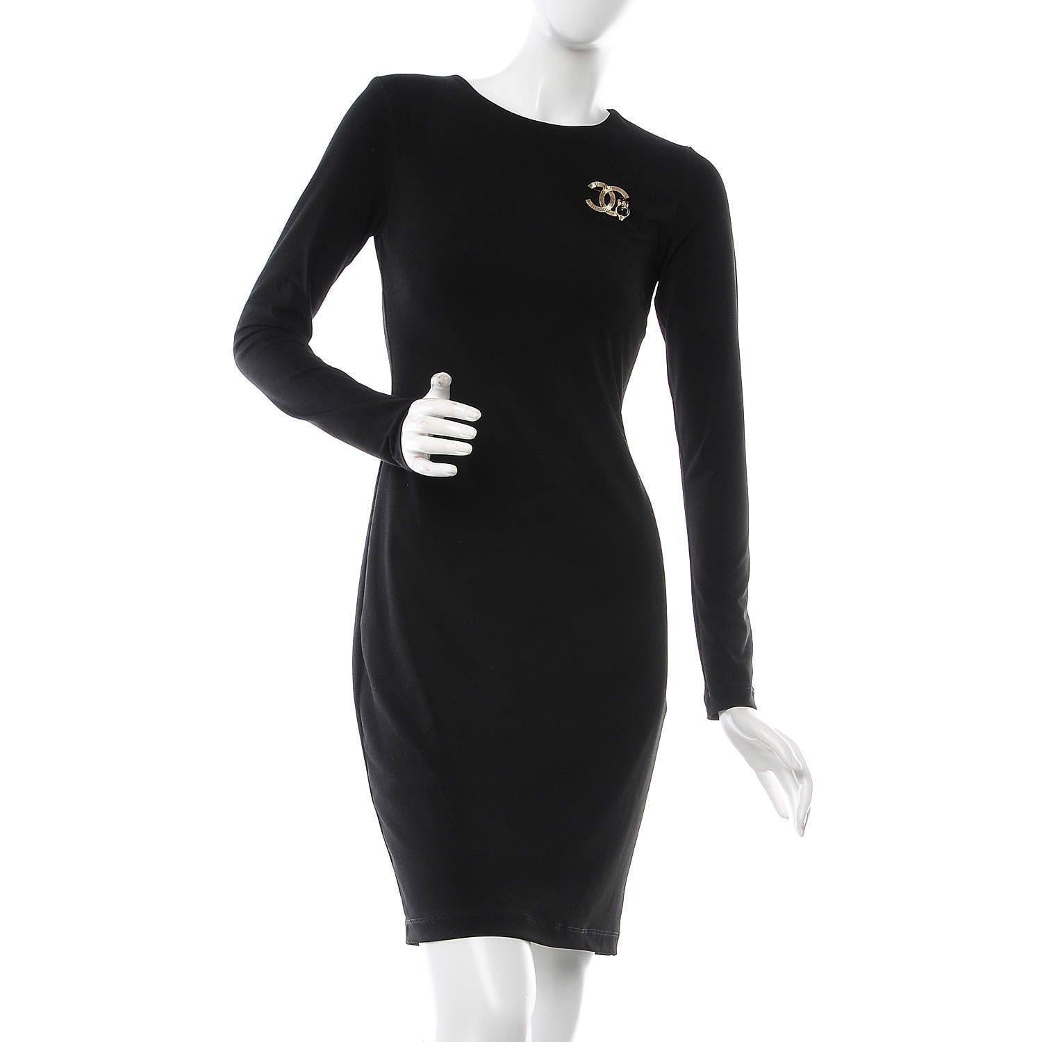 Chanel CC Owl Brooch Gold Black 2 of 5