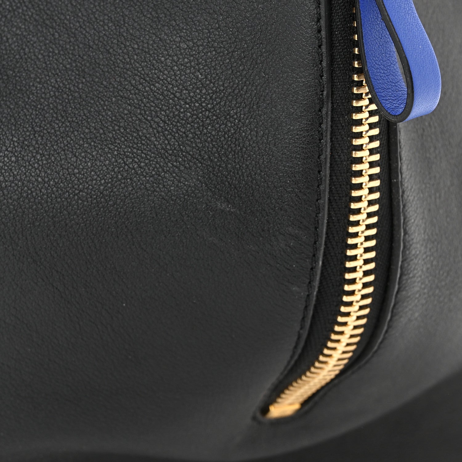Loewe Calfskin Medium Hammock Shoulder Bag Electric Blue Black 11 of 13