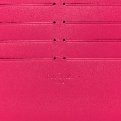 Louis Vuitton Vernis Valentine Pochette Felicie Chain Wallet Fuchsia 9 of 12