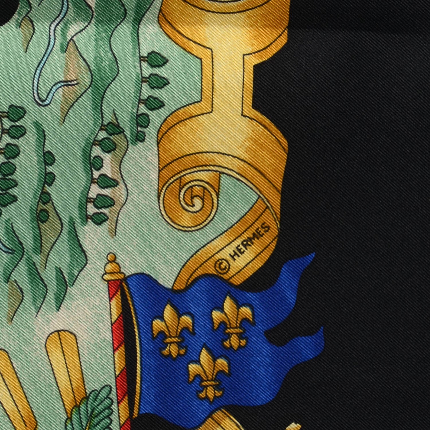 Hermes Silk Voiles De Lumiere Scarf 90 8 of 9