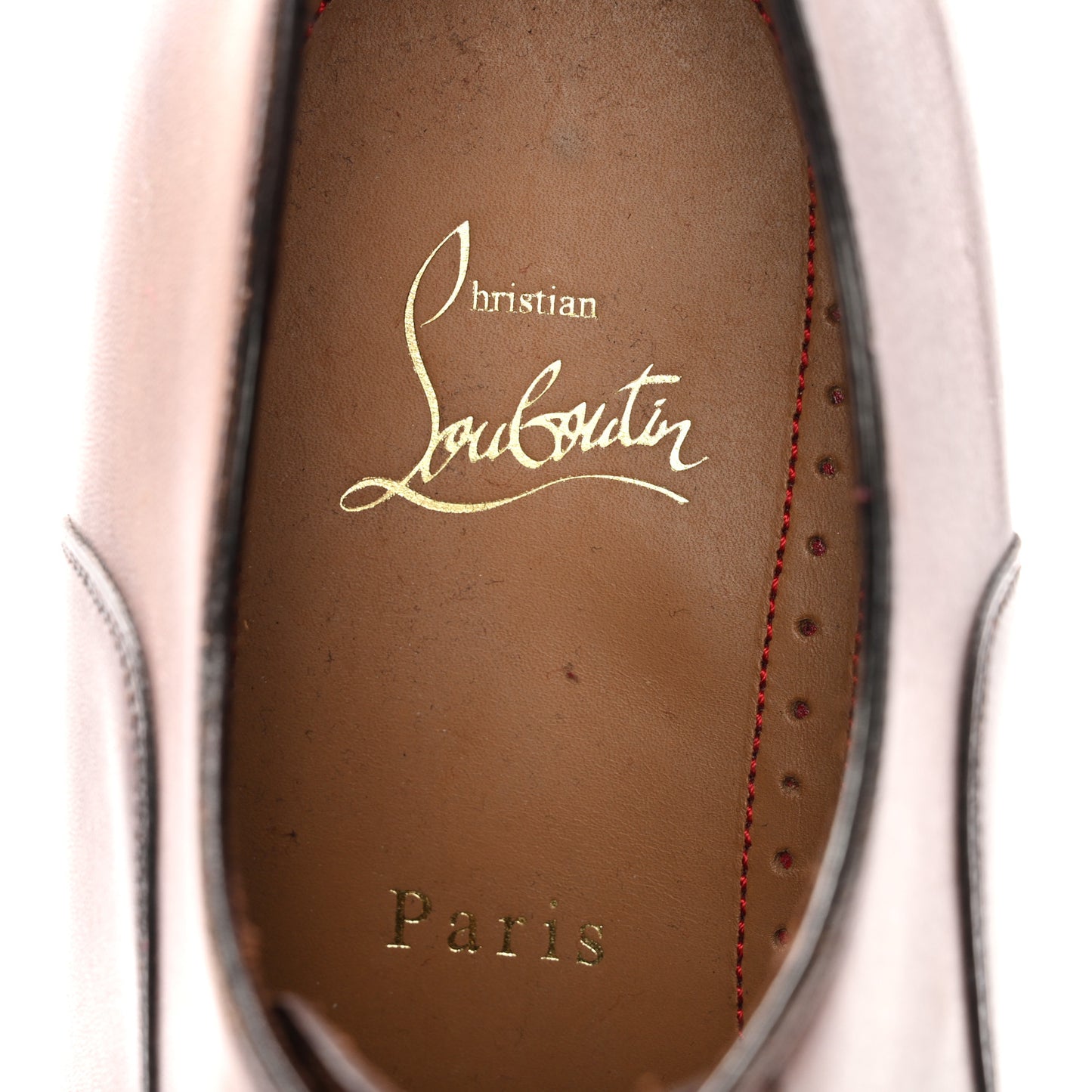 Calfskin Mens Greggo Flat Oxfords 42.5 Brown