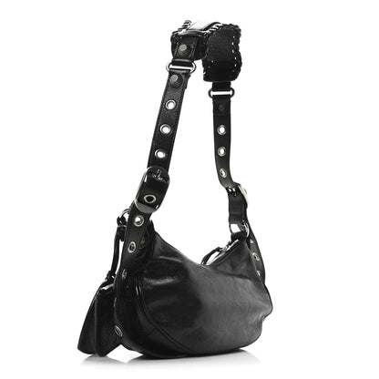 Balenciaga Agneau Arena Le Cagole Shoulder Bag XS Black 3 of 10