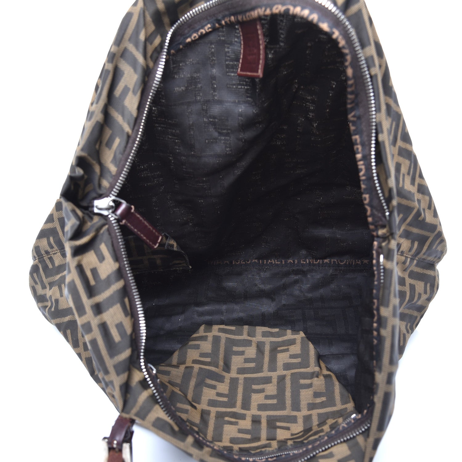 Fendi Zucca Shoulder Bag Tobacco 5 of 10