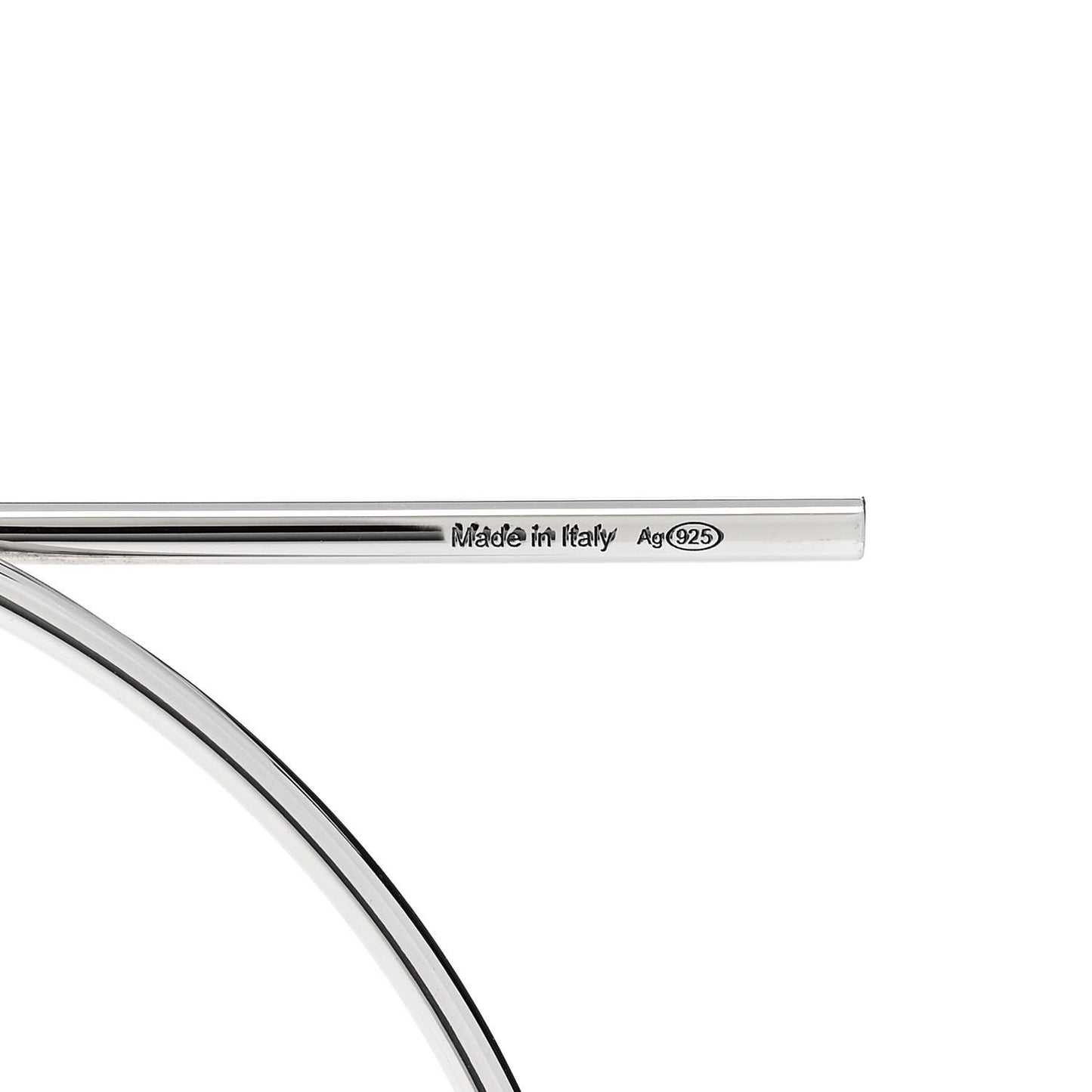 Sterling Silver TGM Loop Earrings