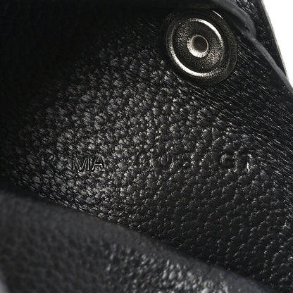 Hermes Lizard Calvi Card Case Black 7 of 8