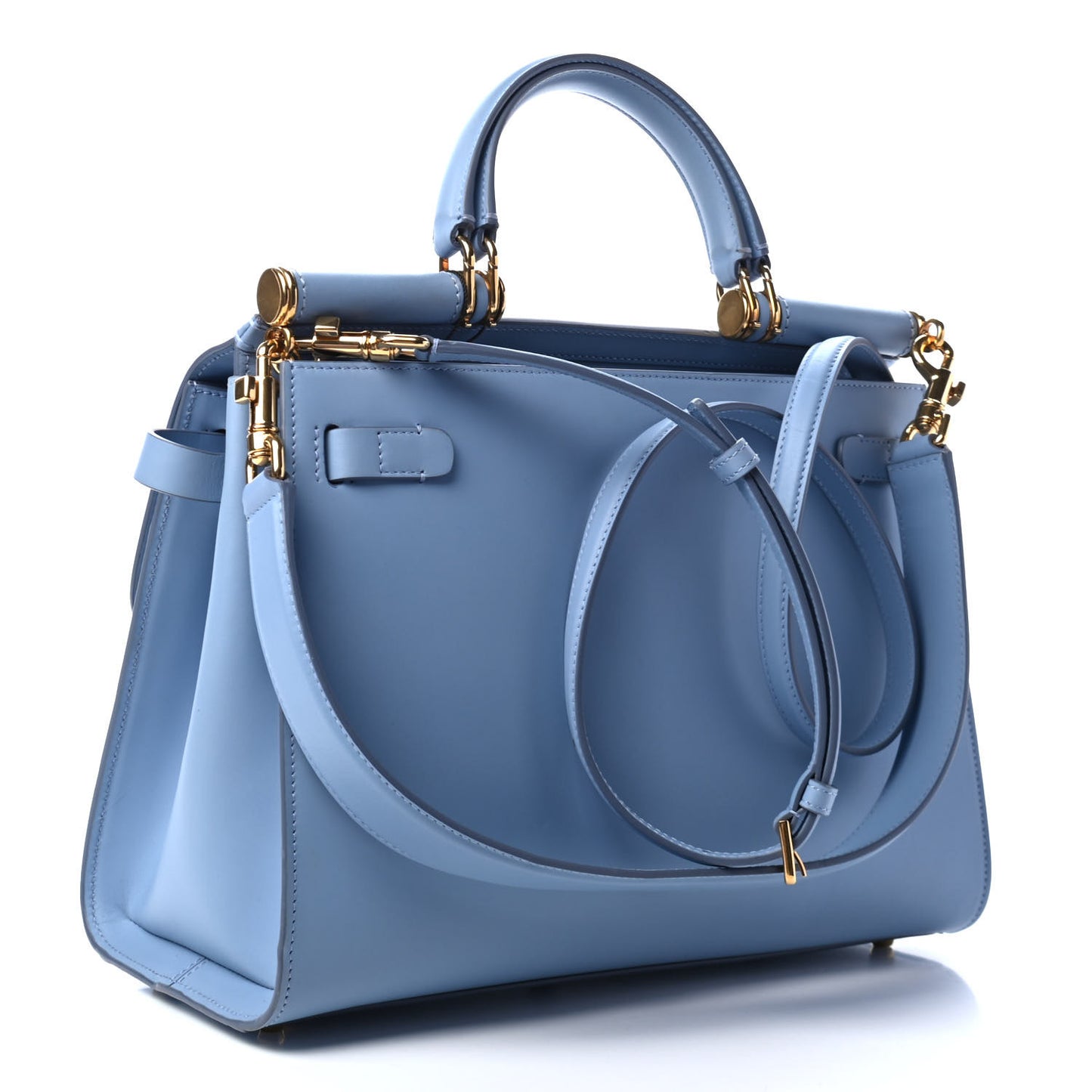 Vitello Morbido Large Sicily 58 Bag Azure