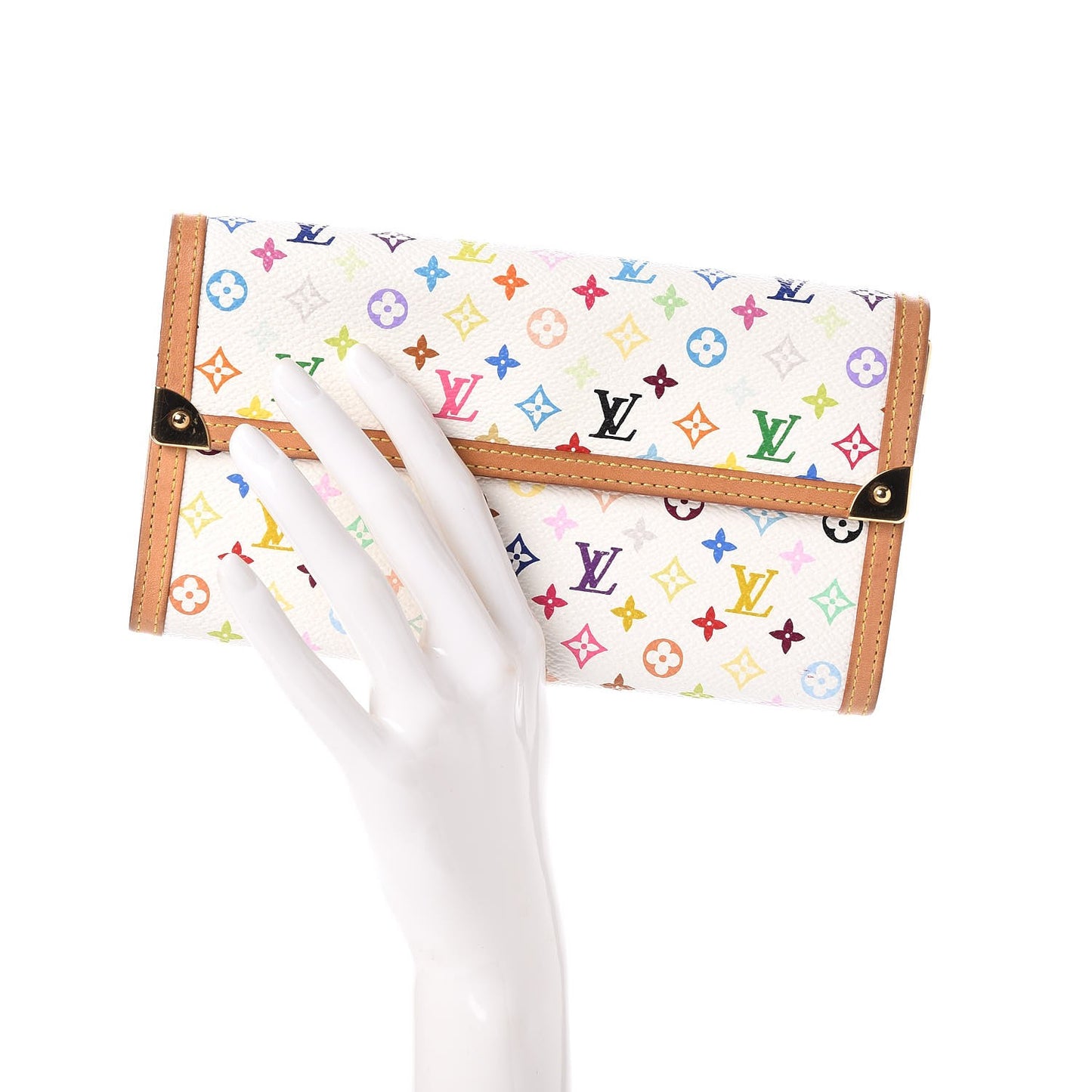Monogram Multicolor Porte Tresor International Wallet White
