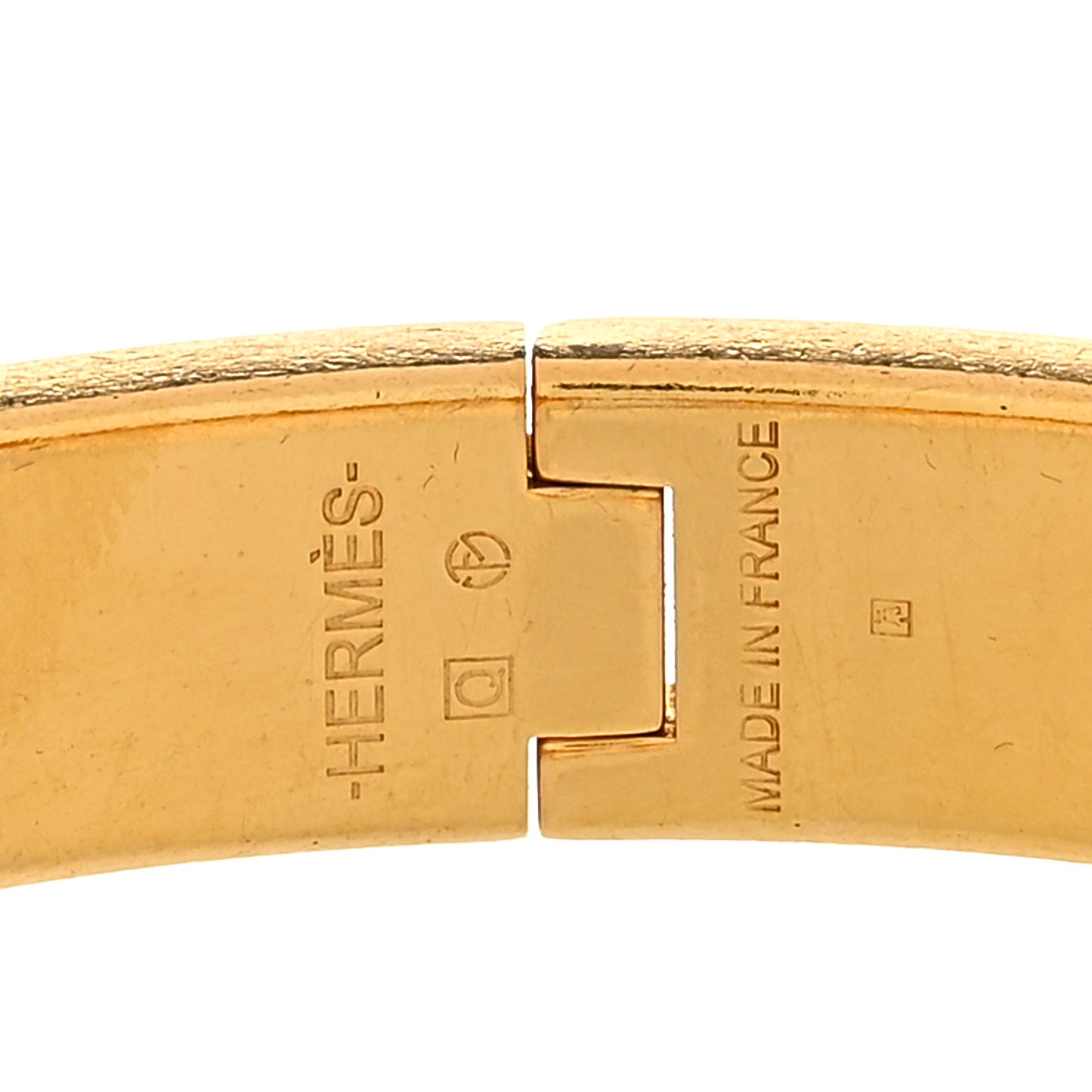 Enamel Narrow Clic Clac H PM Bracelet Black