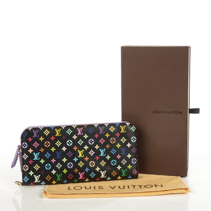 Louis Vuitton Monogram Multicolor Insolite Wallet Black Violet 5 of 8