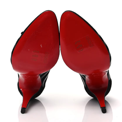 Christian Louboutin Suede Calfskin Inverness Apollo 100 Booties 36.5 Black 5 of 7