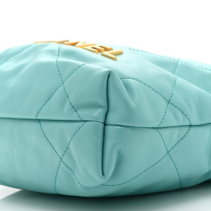 Chanel Shiny Calfskin Quilted Mini Chanel 22 Turquoise 10 of 10