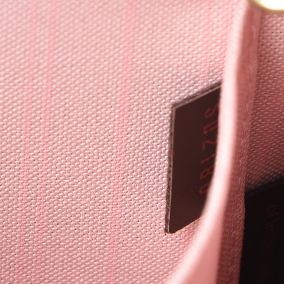 Louis Vuitton Damier Ebene Neverfull MM GM Pochette Rose Ballerine 8 of 8