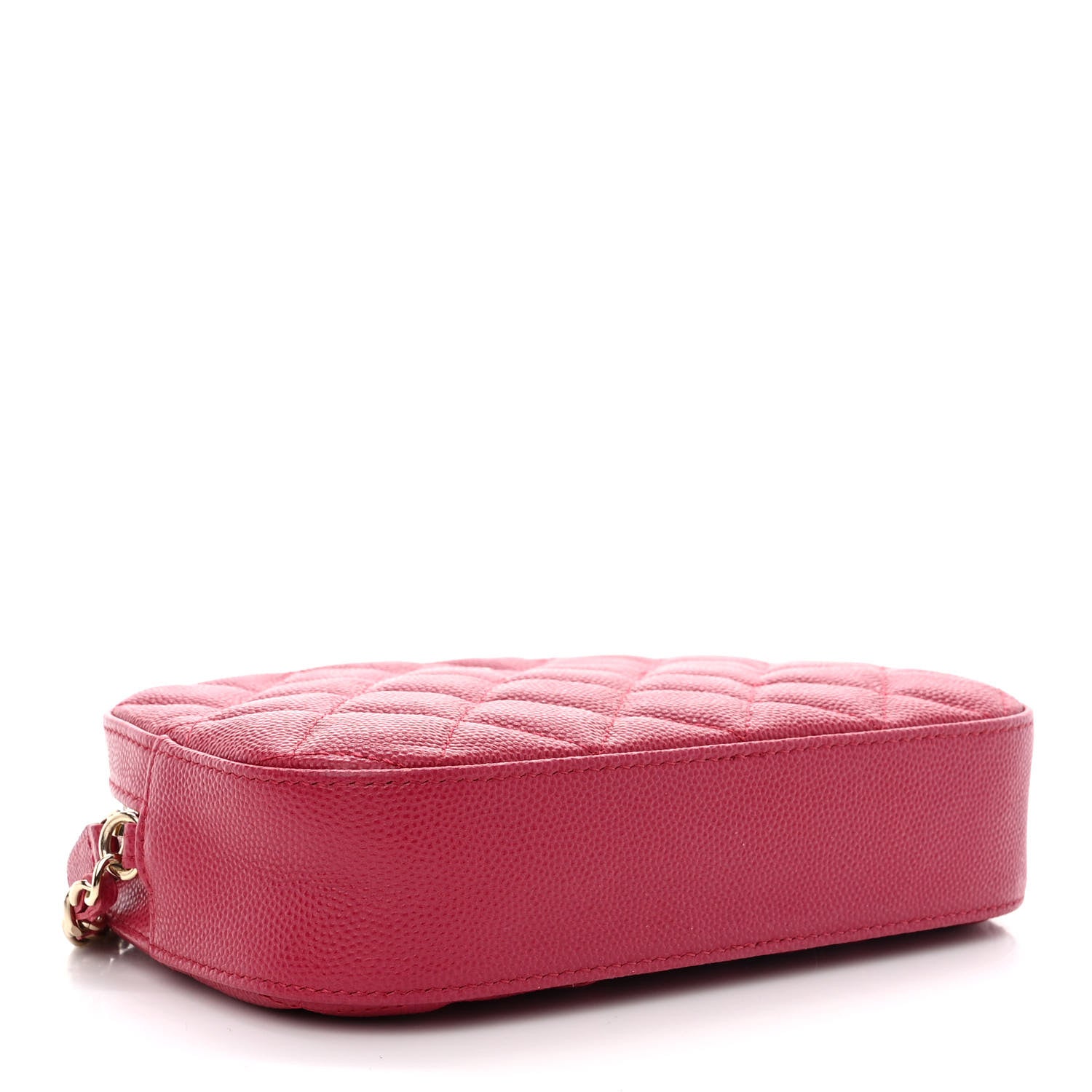 Chanel Caviar Quilted Camera Case Dark Pink 4 of 11