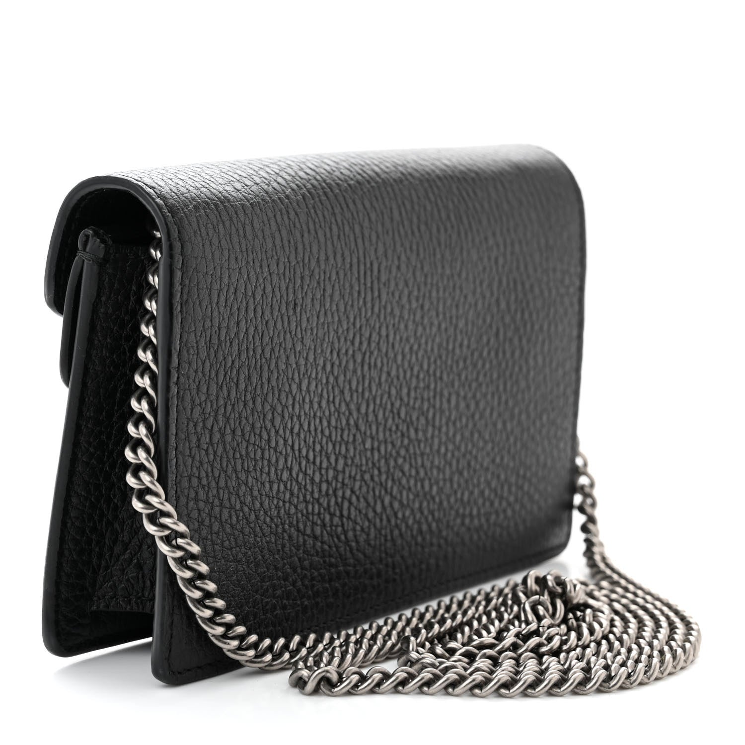 Gucci Calfskin Super Mini Dionysus Shoulder Bag Black 3 of 9
