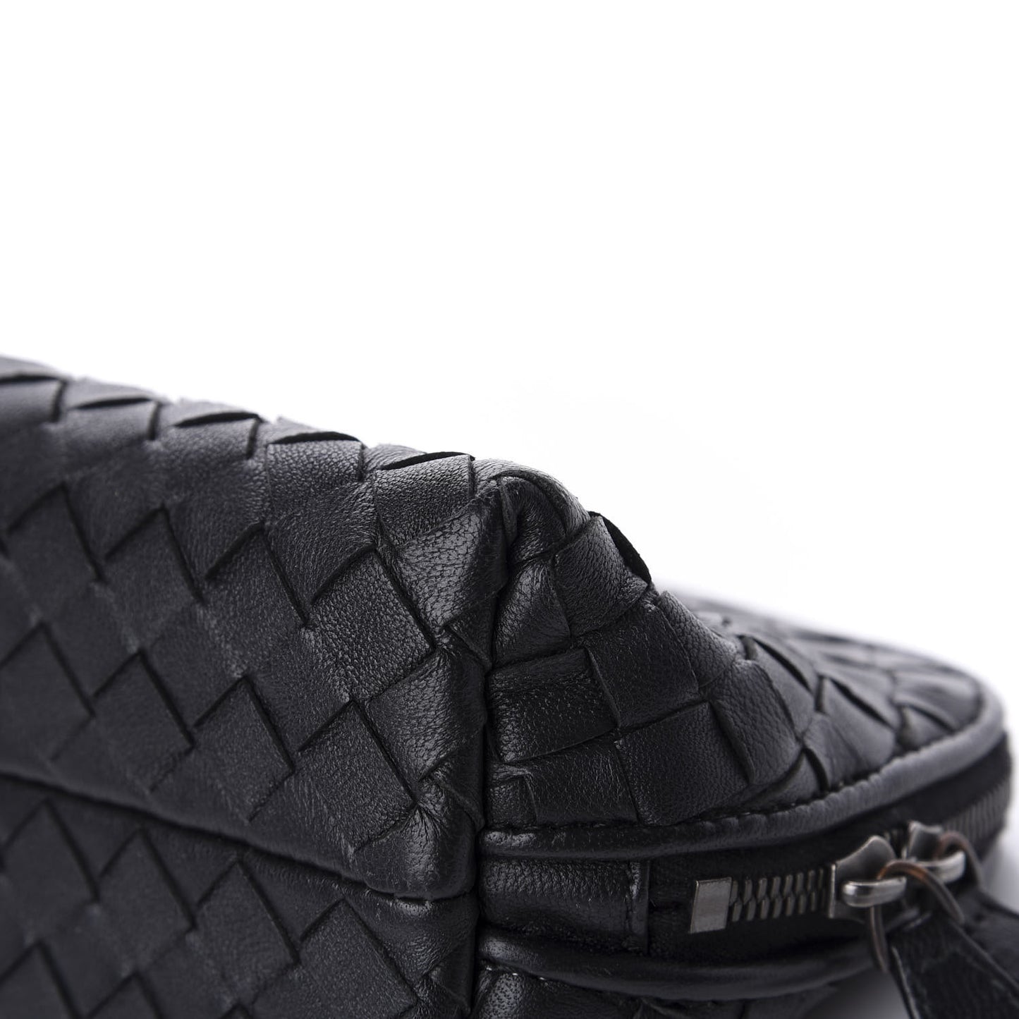 Nappa Intrecciato Cosmetic Case Black