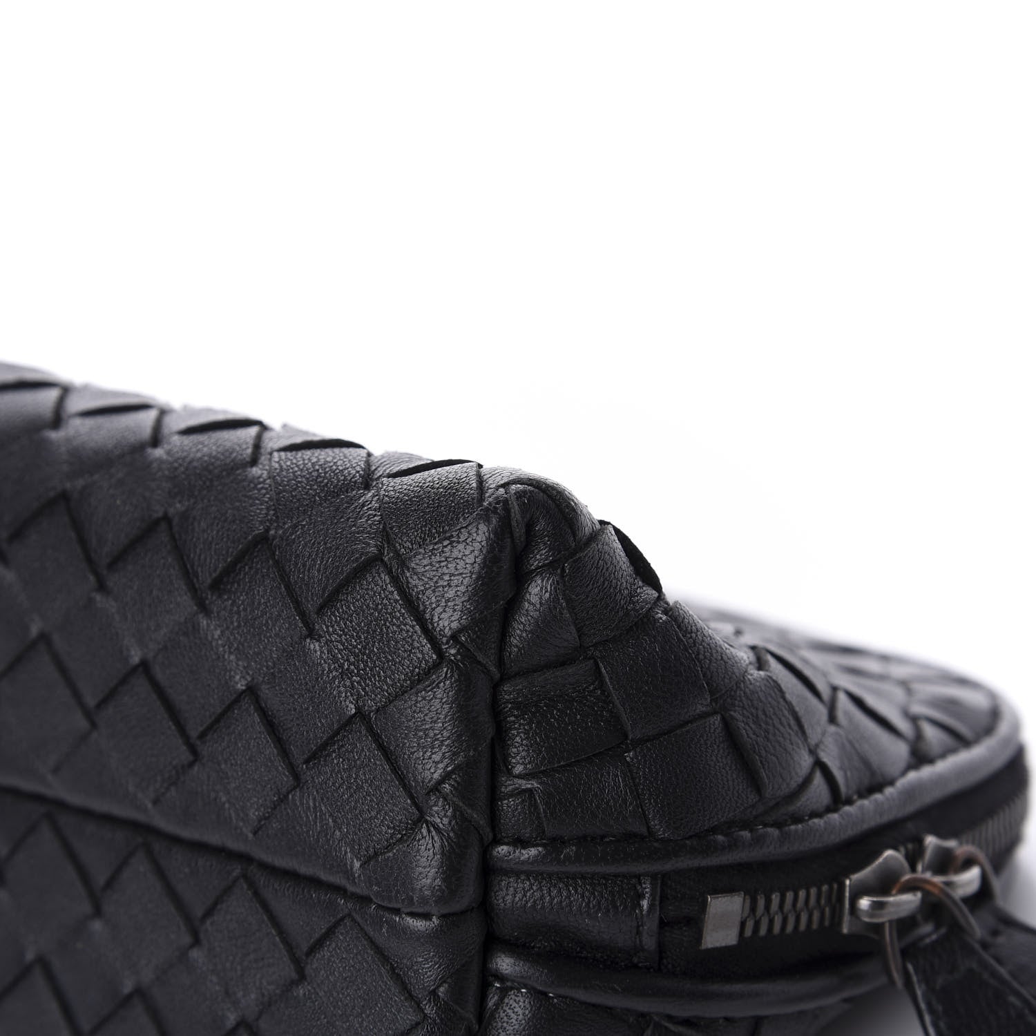 Bottega Veneta Nappa Intrecciato Cosmetic Case Black 8 of 11