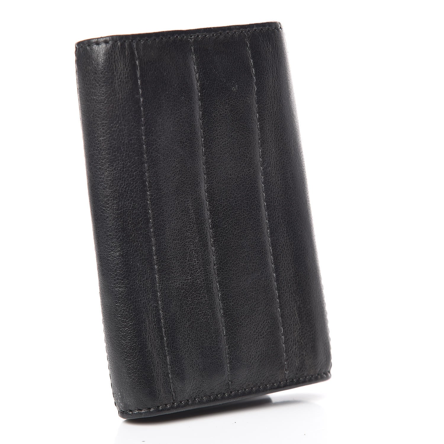 Chanel Lambskin Vertical Quilted 6 Key Holder Black 3 of 16