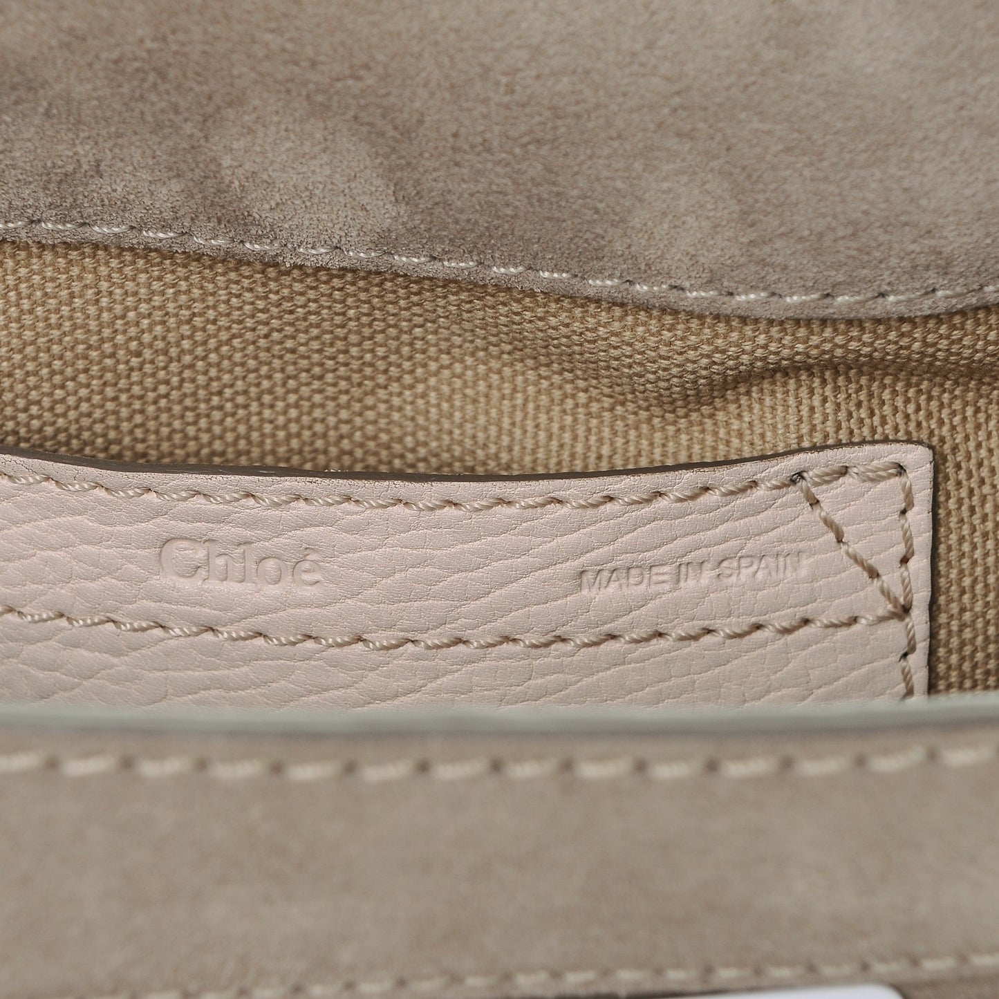 Calfskin Mini Marcie Nude Crossbody Bag Abstract White