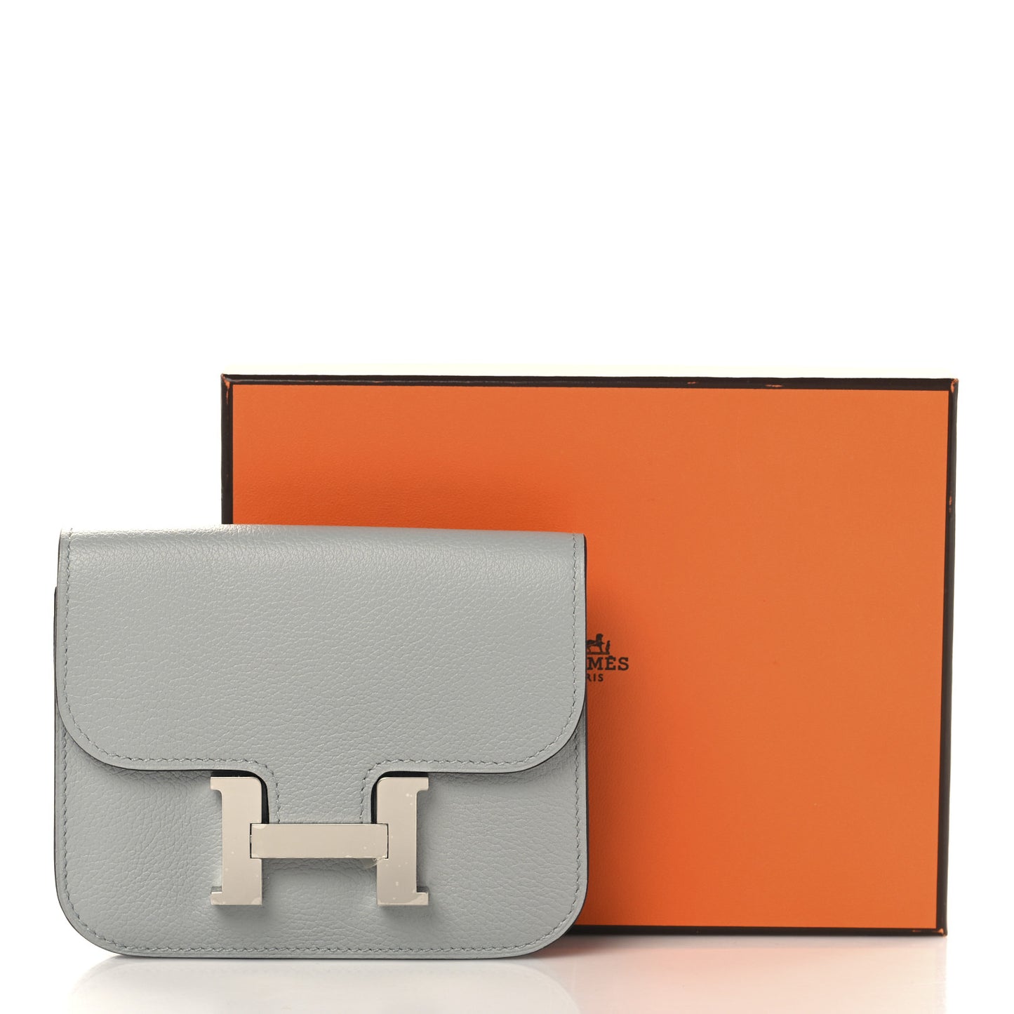 Evercolor Constance Slim Wallet Bleu Glacier