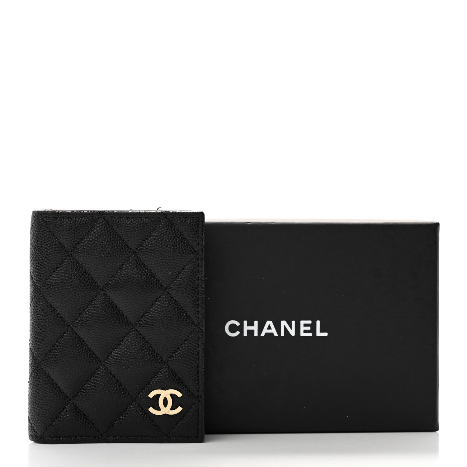 Chanel Caviar Quilted Card Holder Wallet Black 11 of 11