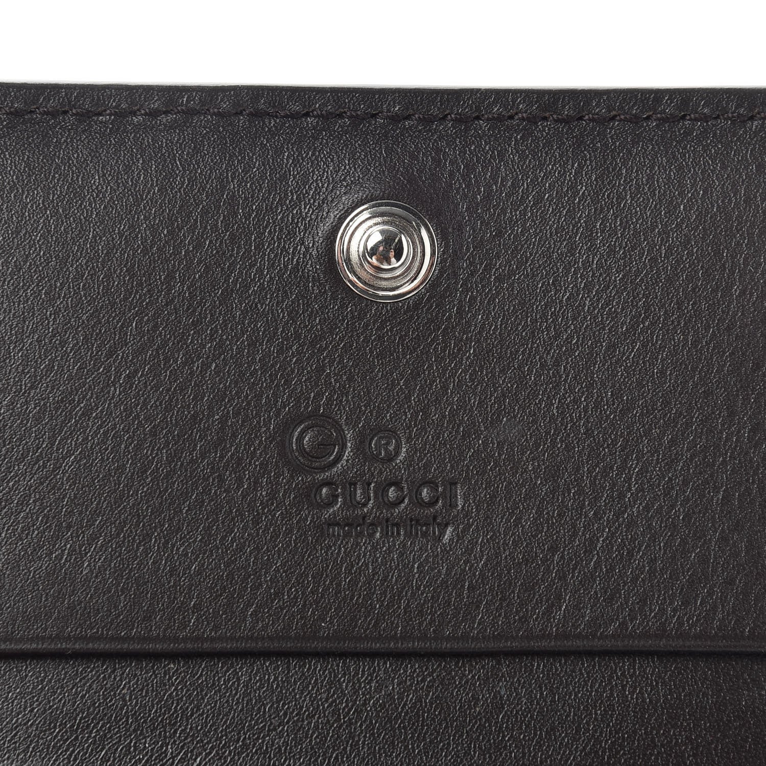 Gucci Microguccissima Card Case Wallet Testa di Moro 6 of 6