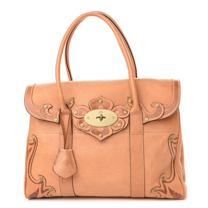 Mulberry Grained Calfskin Tooled Darwin Bayswater Oak 1 of 9