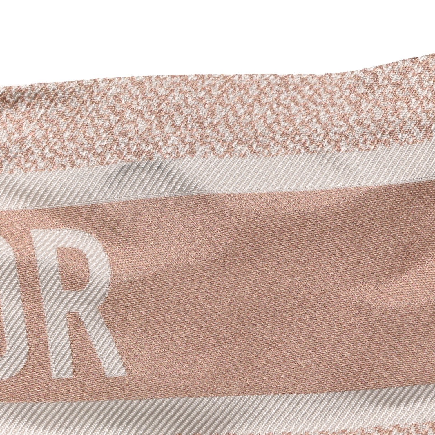 Christian Dior Silk Oblique Mitzah Scarf Rose 5 of 6