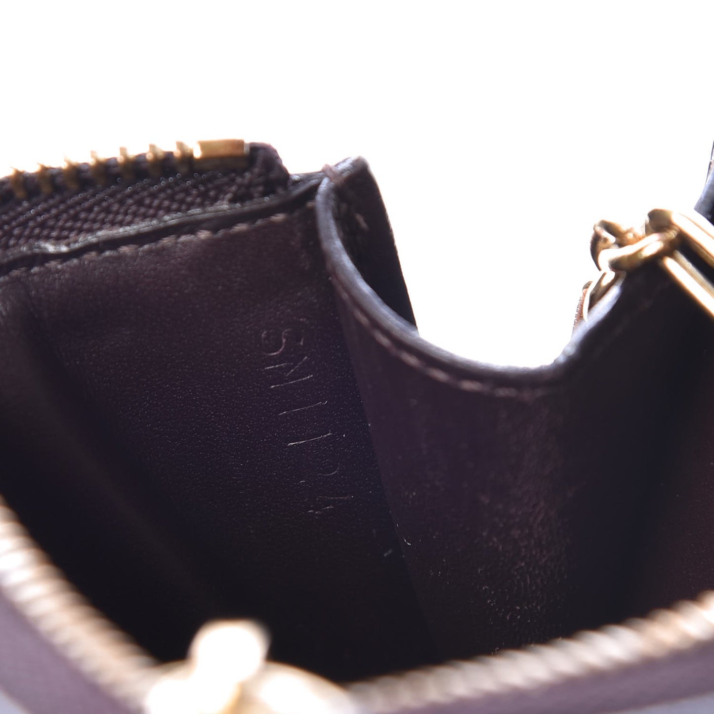 Vernis Key Pouch Amarante