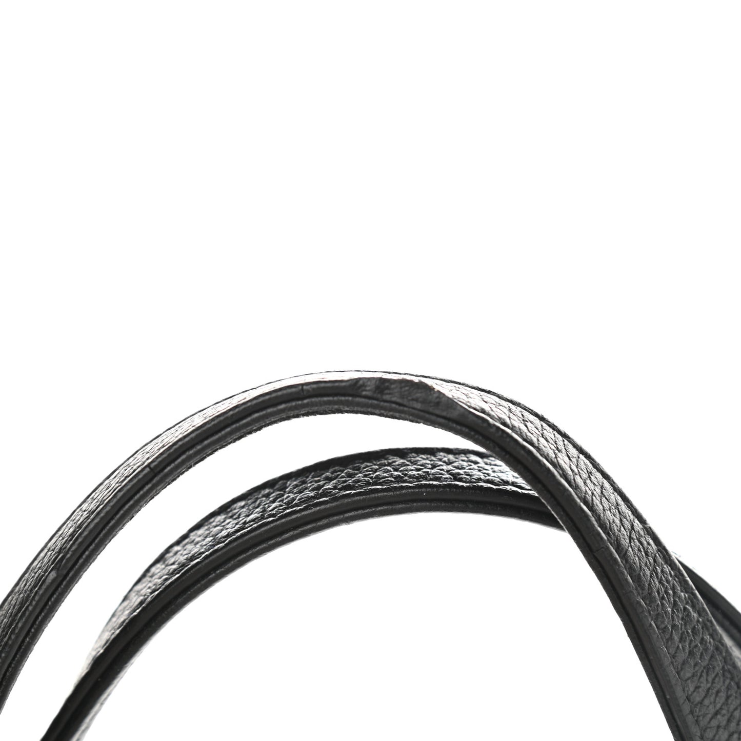 Grained Calfskin Medium Yris Shopper Tote Black