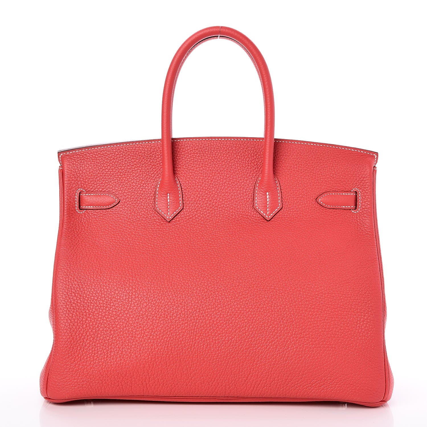 Hermes Taurillon Clemence Horseshoe Birkin 35 Rose Jaipur 5 of 16