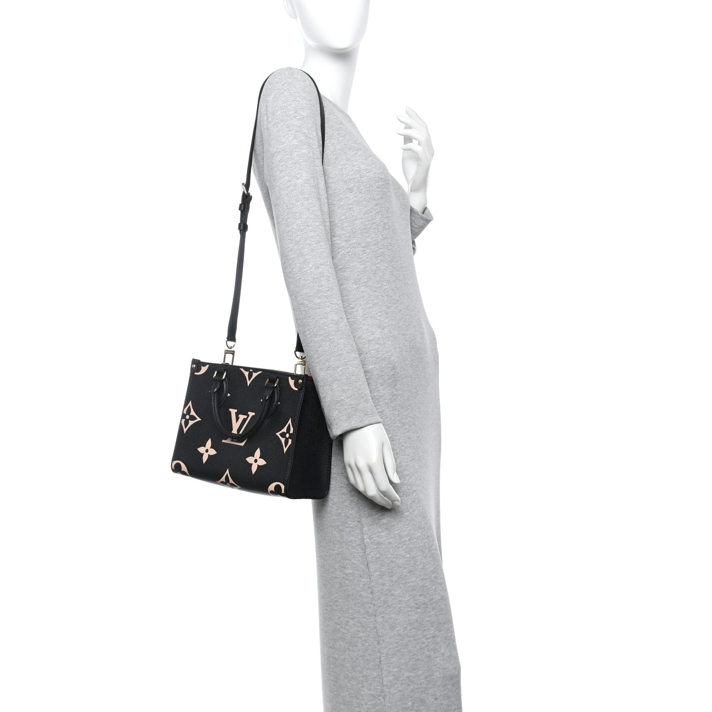 Empreinte Monogram Giant Onthego PM Black Beige