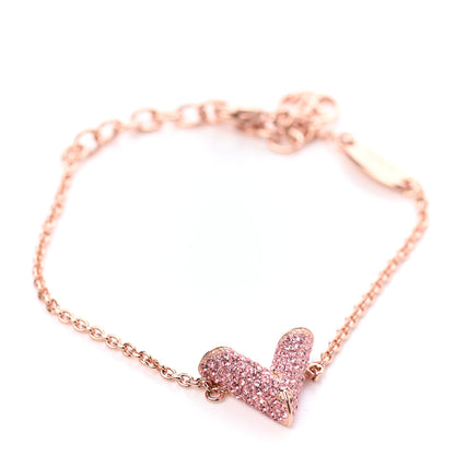 Louis Vuitton Swarovski Essential V Strass Bracelet Rose Gold 1 of 3