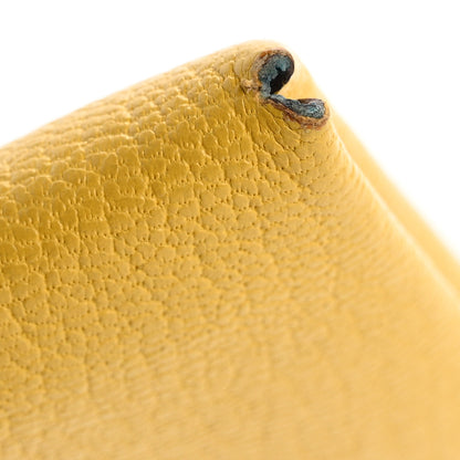 Hermes Chevre Mysore Verso Calvi Card Case Sun Bleu Frida 8 of 10