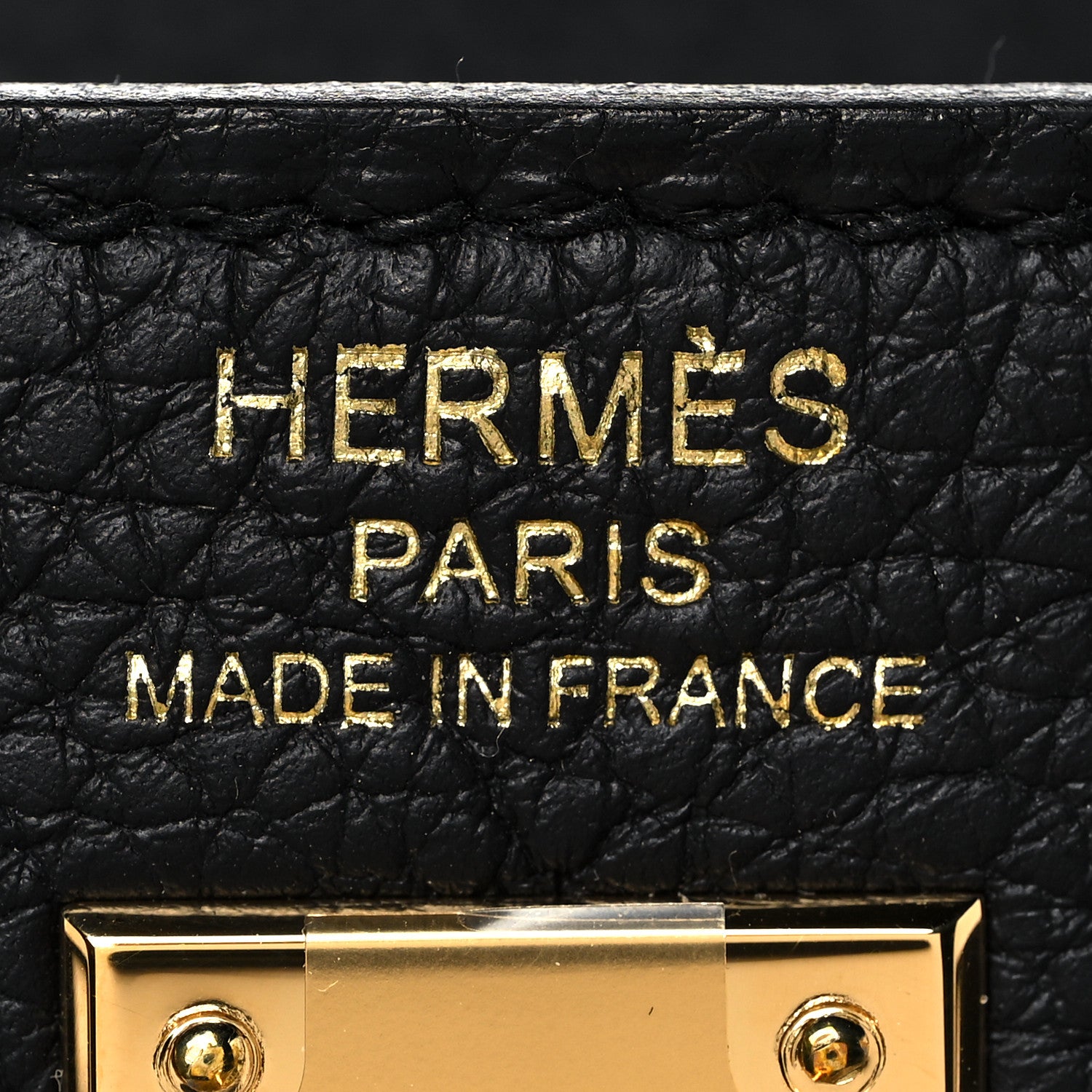 Hermes Togo Kelly Retourne 25 Black 22 of 38