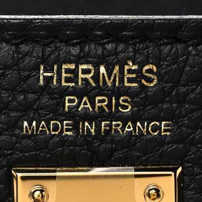 Hermes Togo Kelly Retourne 25 Black 22 of 38