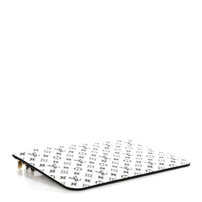 Louis Vuitton Monogram Giant Neverfull MM GM Pochette White 4 of 10