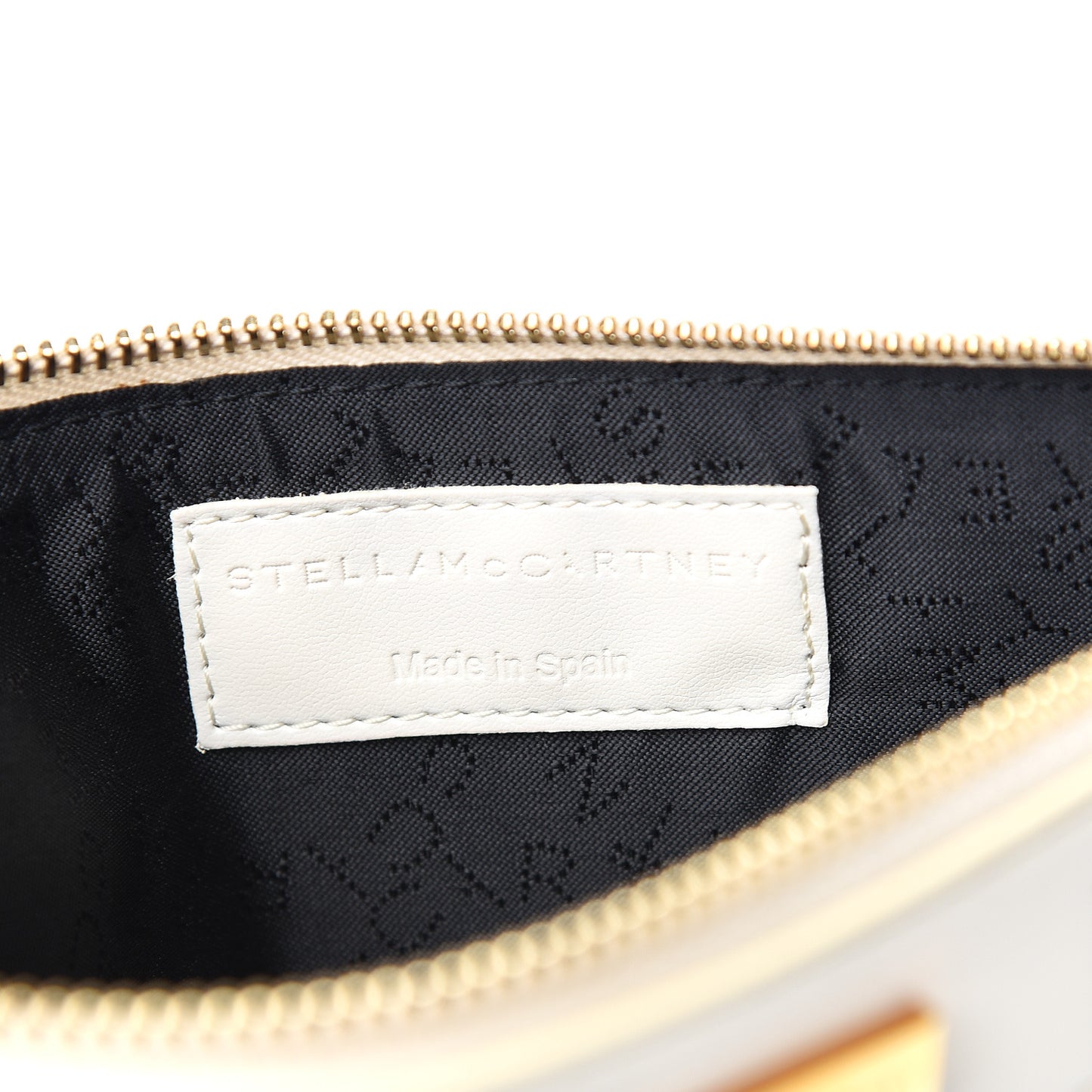 Alter Nappa Star Zipped Clutch White