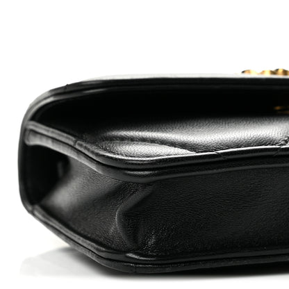 Chanel Lambskin Quilted Chanel 19 Clutch With Chain Black 9 of 11