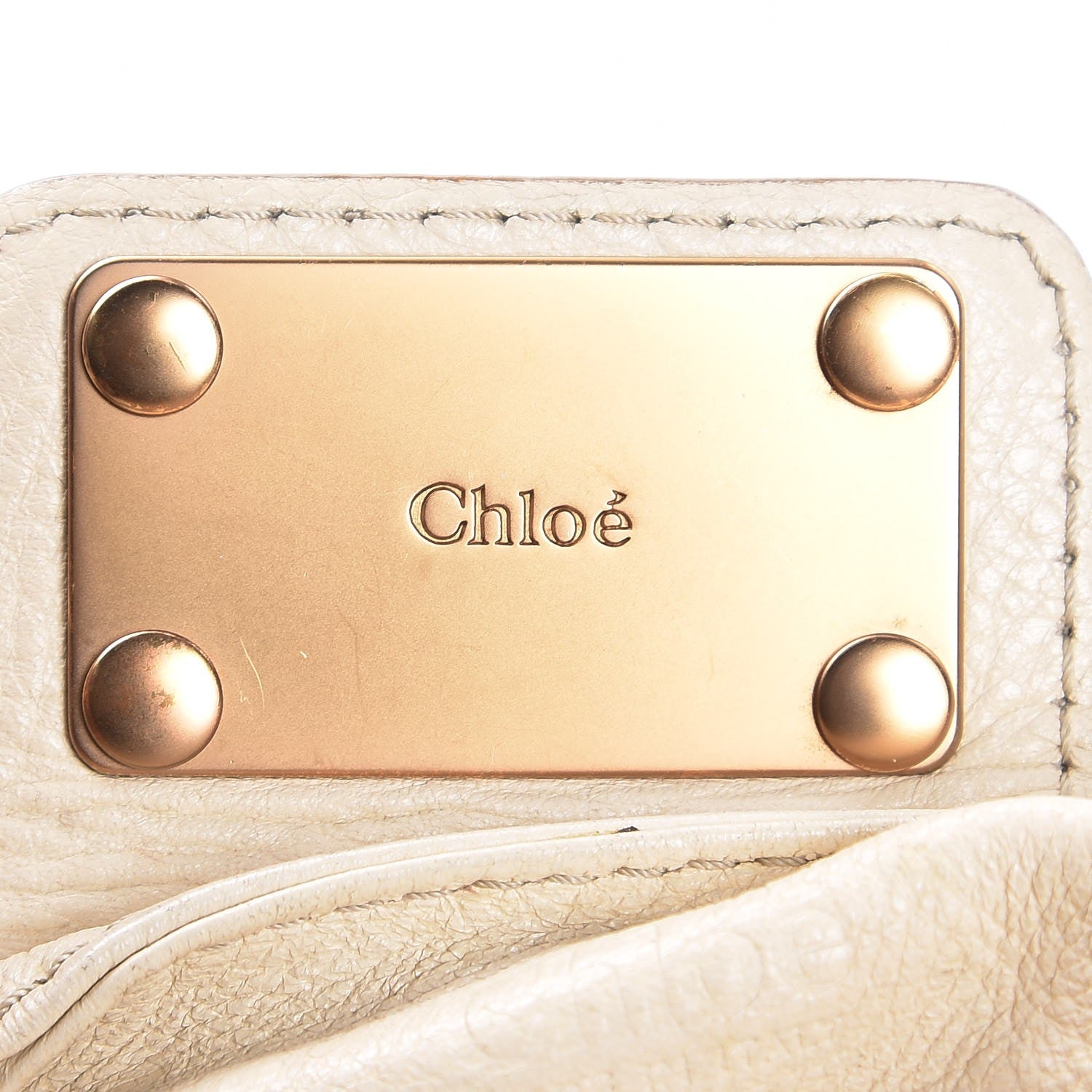 Chloe Calfskin Medium Paddington Satchel Beige 7 of 14